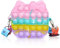 Ainiv Pop Push It Tasche Handtasche, Pop Tasche, 2 in 1 Fidget Toys Taschen Umhängetasche mit Längenverstellbarem Tragegurt, Kitty Fidget, Katze Tasche, Anti Stress Spielzeug Schultertasche für Kinder