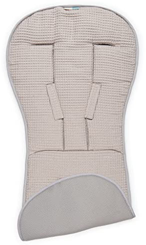 2in1 MATHILDA COOLAIR, Universal Schutzauflage für Buggys und Kinderwagen, Baumwolle waschbar & atmungsaktiv, Wendeauflage Sommer, ab 6 Monate