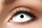 Eyecatcher - Sclera Kontaktlinse White Eye mit Sehstärke, 1 Stück 6-Monatslinse weich, Sehhilfe, farbige Linse für Halloween und Karneval