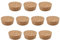 INCREWAY Weinkorken, 10 Stück konische Weinkorken natürliche Holz-breite Öffnung Flasche Weinstopfen Weinflaschenstecker für Zuhause DIY Flaschen (53 * 47 * 20 mm)
