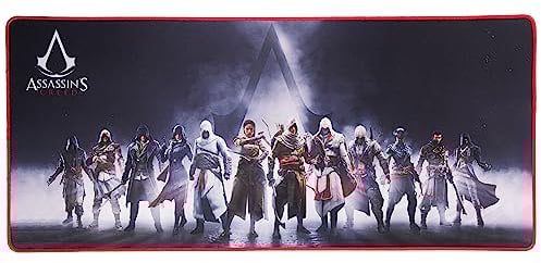 Subsonic Assassin's Creed - rutschfeste XXL-Mausmatte 90 MMS x 40 MMS - Offizielle Lizenz.