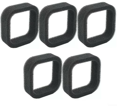 Luftfilter-Filterschwamm, 5 Stück, Schwamm-Rasenmäher, Luftfilter, Ersatzteile für verschiedene Rasentrimmer, 50 mm x 43 mm