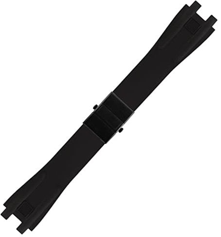 BANDKIT Silikon Gummi Uhrenarmband Für Ulysse Nardin Outdoor Sport Wasserdicht Armband Handgelenk Strap Ersatz Uhr Zubehör Teile, 26 mm, Achat