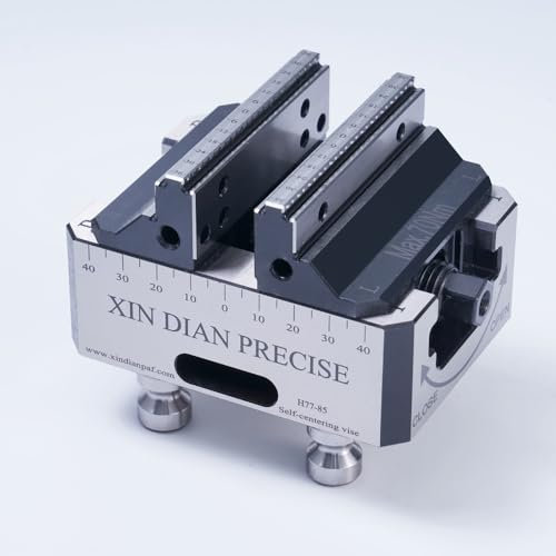 XinDianPAF 4 Inch (H77-85) CNC Self Centering Vise,Precision Milling Machine Vise,Three-Four-Five Axis Universal Vise.