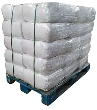 EXPRESS WIPERS - 300kg Pallet (30 x 10kg) Lint-Free 100% Cotton White Sheeting Cleaning Rag Wipers