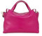 Cheval Firenze Sac à main Algedi Mini, cuir véritable fabriqué en Italie, fuchsia