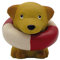 HEVEA Bath Buddy Welpe - Interaktives Badespielzeug für Kinder, Hygienisch & Sicher, 100% Naturkautschuk, BPA-frei, Pflanzlich, Biologisch Abbaubar - Spaß & Lernspielzeug (Maggie)