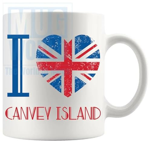 I Love Canvey Island Mug British Towns, British Gifts, Britain, Favourite Places, UK