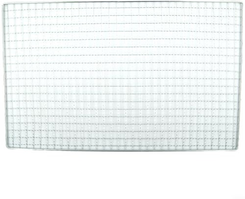 EXTRWORY Rejilla de malla de acero inoxidable para barbacoa, parrilla para barbacoa, rejilla de alambre para camping, barbacoa, herramientas de picnic al aire libre (40 x 25 cm)