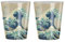 Enesco France Set of 2 Katsushika Hokusai Shot Glasses (Great Wave of Kanagawa)