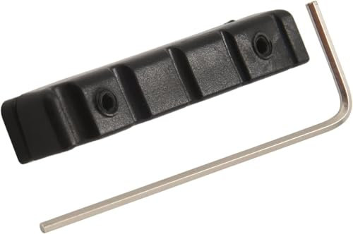 Sillet de guitare pré-fendu, réglable, noir, pour guitare basse à 5 cordes, pièces de rechange