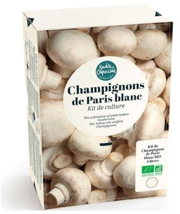 Radis et Capucine - Anzuchtset – Champignons de Paris weiß – 4 l