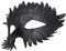 HSSPYY Elegante Vogelmaske Halbgesichtsmaske für Karneval Federdesign, Plastikmasken mit falschen Federschnäbeln für Faschingsfeiern Perfekt für Maskenbälle Fasching Kostümpartys und Shows