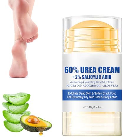 Urea Foot Cream, 2025 New Foot Cream for Cracked Heels and Dry Skin, Cracked Heel Repair Cream, Skin Care Hands & Feet (1)