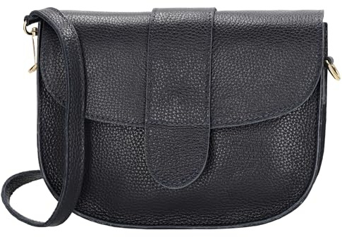 Charm London Anna Schultertasche Damen - Zeitlose Handtasche mit | abnehmbarem Riemen, Umhängetasche für jeden Anlass, Crossbody Tasche
