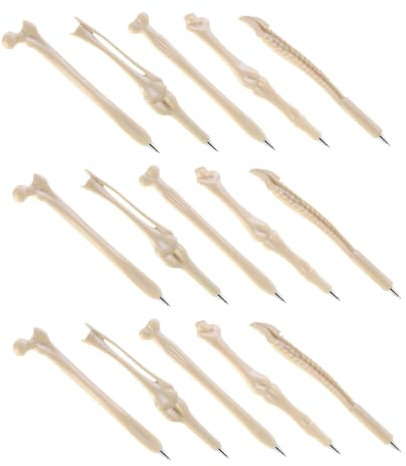 UKCOCO 15pezzi Penne Uniche Per Feste Scrittura Sbavature Come Regalo Per Halloween Studenti e Professionisti