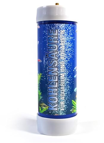 CO2 Einwegflasche 2000g Kohlendioxid mit M10x1,25 Gewinde passend für Dennerle Carbo Power + Start Druckminderer