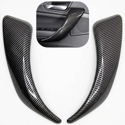 Carbon Fibre Style Door Handle Cover Trims for BMW F20 F21 F22 M135i M140i M235i M240i – Interior Door Handle Carbon Fibre Overlay