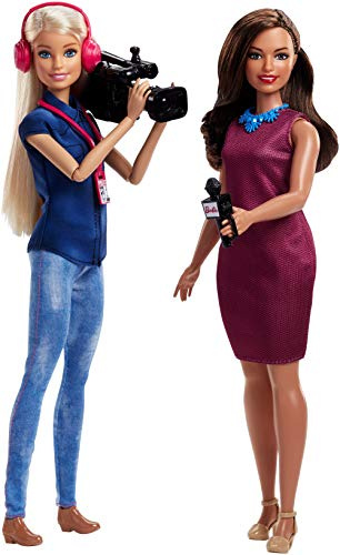 Barbie - Métiers - Journaliste TV Poupée Mannequin, FJB22