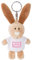 NICI 44703 Schlüsselanhänger Hase mit T-Shirt Beste Tante 10cm, Beige