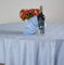 ESSE HOME - Confestyl – Tovaglia con 8 tovaglioli (Servizio Tavola) – Ovale - Fiandra Jacquard Puro Cotone – Prodotto Artigianale - Iris 598 (Ovale 170x220, Servizio Azzurro)
