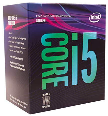 Intel® Core™ i5-8600 Processeur de bureau 6 cœurs jusqu'à 4,3 GHz Turbo LGA1151 Série 300 65 W