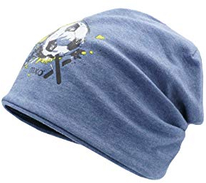 maximo Jungen Jerseymütze Beanie-Mütze, jeansmeliert, 49