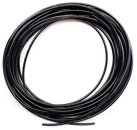 Luftschlauch 4mm Außen x 2.5mm Innen, SRJQXH 10m Druckluftschlauch Pneumatik Schlauch, Schwarz Schlauch ist Geeignet für Pneumatische Geräte