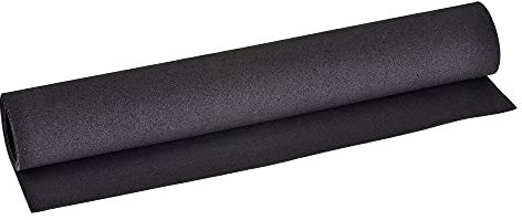sourcing map Black EVA Foam Sheets Roll 13 x 39 Inch 1mm Thick for Crafts DIY Projects