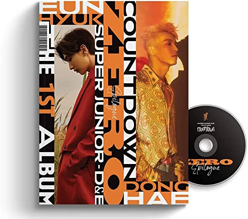 Super Junior D&E - Countdown (Epilogue) [Zero Ver.] (1. Album), gefaltetes Poster + Geschenk (dekorative Aufkleber, Fotokarten)