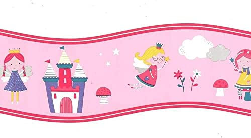 Fairy Princess Self Adhesive Wallpaper Border