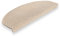 Brielle rutschfeste Stufenmatten 65x24x3,5 cm - Selbstklebende Teppich Treppenstufen - Pflegeleichte Halbrunde Treppen-Teppich - Beige – Halbrund- 20 dp Trittschalldämmung - 15 Stück