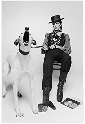 AKSEKA David Bowie Poster, Leinwand-Poster, Wandkunst, Dekordruck, Bild Gemälde für Wohnzimmer, Schlafzimmer, Dekoration, ungerahmt, 30 x 45 cm