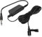 Goshyda Lavalier Microphone, 6.35mm Jack Professional Clip On Wired Microphone Omnidirectional Lapel Mic with 3.5mm Adaptor, 5m/16.4ft Cable, for Guitar Speech Piano Saxophone