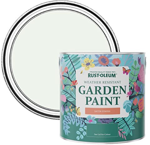 Rust-Oleum White Mould-Resistant Garden Paint In Satin Finish - Steamed Milk 2.5L