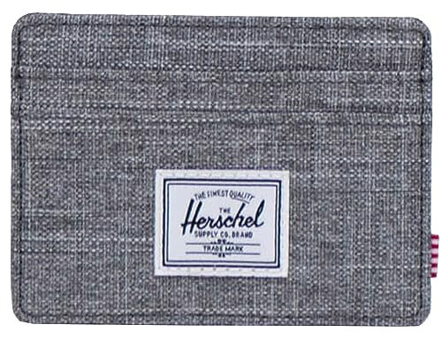 Herschel Charlie Porte-Cartes, Hachure Corbeau, One Size, Contemporain
