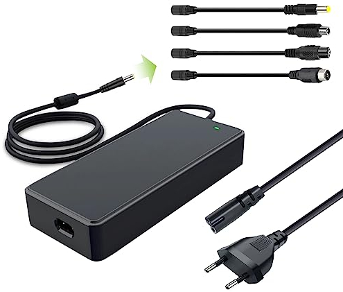 Qintrumiot 42V 3A Ladegeräte für Scooter, 36V 3A E Scooter Ladekabel, Hoverboard Ladekabel, E Scooter Ladegerät für 10S 36V Akku Lithium Batterie,Keine Stimme