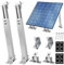 Soporte para Panel Solar,1 Pares de Soporte para Panel Solar de Suelo de Aluminio con áNgulo Ajustable de 15°-30°, Adecuado para Barcos, Autocaravanas, Sistemas de Techo Fuera de La Red
