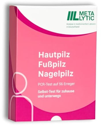MetaLytic - Selbst-Test auf 56 Erreger von Hautpilz, Penis-Pilz, Haarpilz, Fuß- oder Nagelpilz
