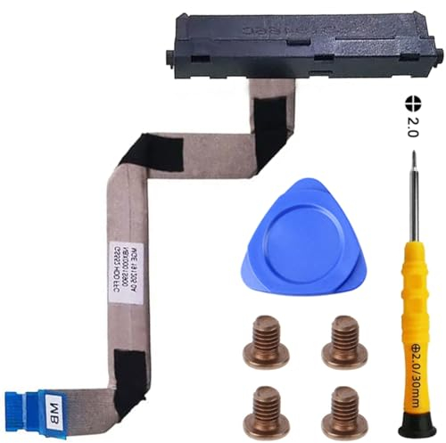 ZHUROUPU 7 PCS SATA Drive Hard Hard Conector Reemplazo de Cable de para Idepad 3 15iil05 3-15are05 3-15IML05 (81We00W0RM) 3-15ITL05 S350-15 V15 G1-IML GS552 NBX0001S900 5C10S300522