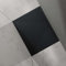 doporro Plato de ducha 80x100x3cm plano de fundición mineral antracita mate rectangular conexiones DIN apto para instalación a ras de suelo Geoma07