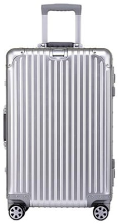 BMDOZRL Handgepäck Koffer Ganzaluminium-Magnesiumlegierungs-Trolleykoffer, Aluminiumlegierungs-Koffer, Metallkoffer, tragbarer Koffer, Reisekoffer (Color : I, Size : 32inch)