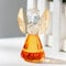 HDCRYSTALGIFTS 3.5inch Crystal Guardian Angel Figurines Gifts for Women,Champagne Angel Paperweight Ornament Glass Statue Art Collectibles Memorial Gifts