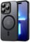 ORDA Magnetic for iPhone 13 Pro Max Case for iPhone 13 Pro Max case with Anti-Fingerprint Protective Cover Frosted Translucent Magnetic for 6.7 inch - Black