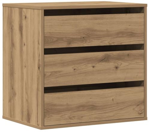 vidaXL Kommode Artisan-Eiche 60x41x58 cm Holzwerkstoff