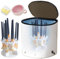 IUHFSIFS Nettoyant pour pinceaux de maquillage 4.0 Blanc