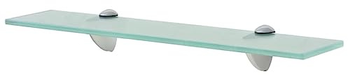 Myheimly Wand Regal Glasregal Glasboden Glasablage Badregal 8 mm Transparent,50 x 20 cm