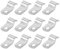 PATIKIL 8mm Rigid Pipe Strap, 12 Pcs 304 Stainless Steel Conduit Clamp 1 Hole Thicken U Bracket Pipe Clamp Tube Strap for Pipe Cable Wire Fixing, (1/3)