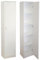Armadio da ufficio, multiuso, con 1 anta e 5 scomparti, universale, per ufficio e casa, 180 x 40 x 35 cm (bianco)