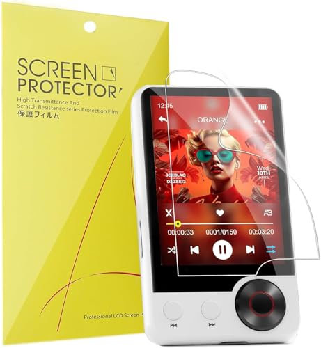 Blueshaweu Compatible for Joliker MP3 Player Screen Protector, [6 Pack] Full Coverage TPU Clear Film Compatible for Joliker X58 2.4-inch HiFi MP3 Player (6 Pack)